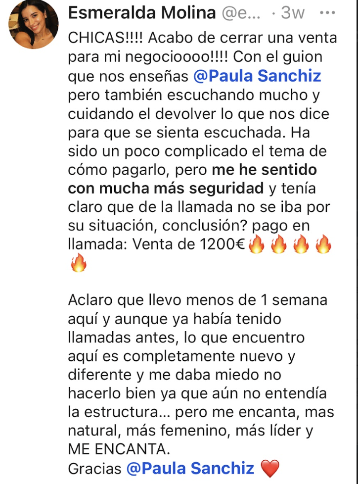 Testimonio Esmeralda Molina